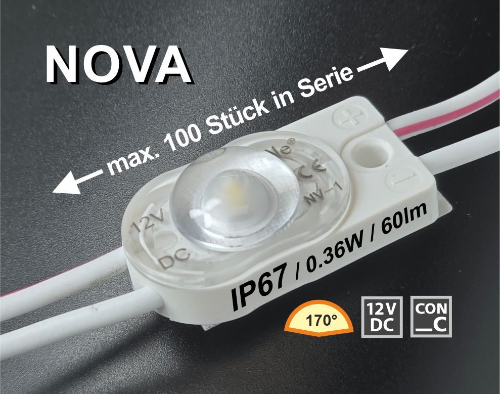 NOVA – LED Modul max 100 St. in Serie